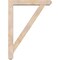 Ekena Millwork Traditional Craftsman Smooth Bracket w/ Offset Brace, Douglas Fir, 5 1/2"W x 32"D x 44"H BKT0604X32X44TRA04SDF - alternate 4
